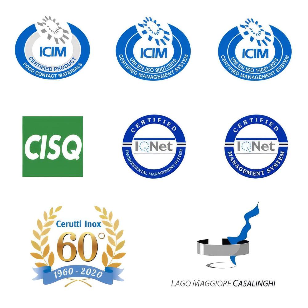 Certificazioni Cerutti Inox