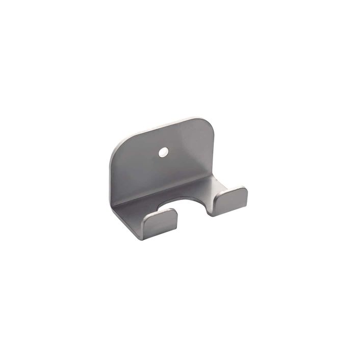 Supporto pala da muro in acciaio inox 18/10. 1 posto. lungh. 6 cm