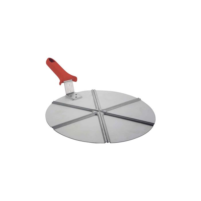 Piatto spicchio per pizza in alluminio, con manico