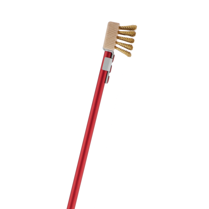 Spazzola rettangolare bassa per forno elettrico H5. L16 con manico in alluminio anodizzato 60 cm