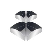 Portabustine Stresa in acciaio inox 18/10. 2 posti. 21x21x18.5 cm