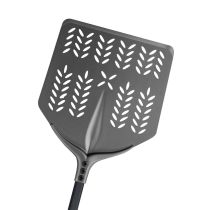 Pala Pizza 60° Anodizzata Dura quadra forata