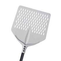 Pala pizza "Tulip GF" in alluminio anodizzato quadra forata