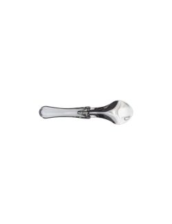 Spatola da gelato in acciaio inox 18/10 con manico acrilico trasparente. 26 cm