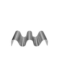 Porta Tacos Onda in acciaio inox 18/10. 14.5x6x3.5 cm