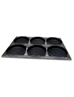 Telaio professionale portateglie - Teglie Ø16 h 2,5 e telaio 52x35 cm