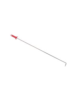 Tira teglie fora bolle in acciaio inox 18/10 con manico in plastica rosso. 90 cm