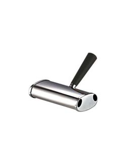 Raccoglibriciole in acciaio inox 18/10. nylon e alluminio con setole. 7x15x14.5 cm