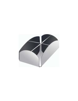 Portabustine Stresa in acciaio inox 18/10. 12x6.8x4.2 cm