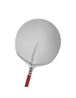 Pala pizza "Tulip" in alluminio anodizzato tonda