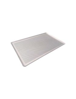 Vassoio rettangolare. alluminio. microforato Ø2 mm/passo 3.5 mm