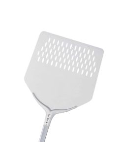 Pala pizza "Smart" alluminata quadra forata, destinata ad un uso domestico