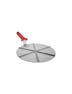 Piatto spicchio per pizza in alluminio, con manico