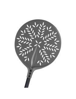 Pala pizza 60° Anodizzata Dura tonda forata