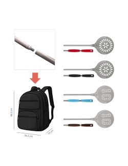 Pizza shovel removable version for travel backpack