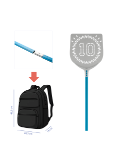 10 AZZURRA Pizza shovel detachable version for travel backpack